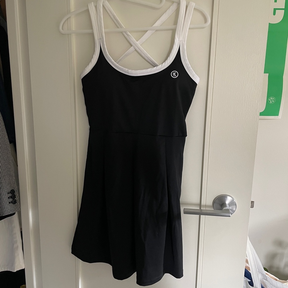Classic tennis dress, padded no sports bra needed with cute strap detail